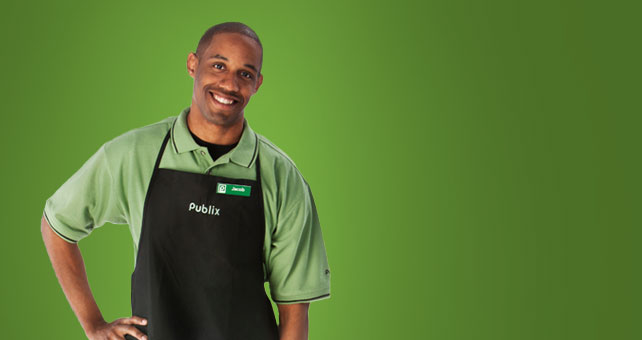 smiling male Publix associate